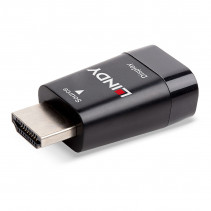 Adapteris - LINDY HDMI į VGA Konverteris, Juodas