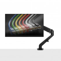 Monitorių Laikiklis - LINDY Viengubas Stalo Laikiklis Monitoriui, Ekranų Laikiklis 17-27", 9kg, Juodas