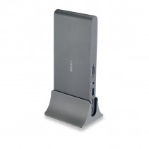 Kompiuterio Dokavimo Stotis - LINDY DST-Pro 5K XT, USB-C Nešiojamojo Kompiuterio Dokavimo Stotis, Trigubas 5K ekranas, 100W PD