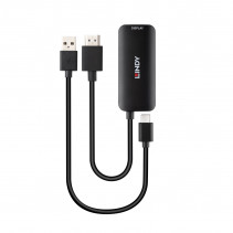Adapteris - LINDY HDMI į USB Type C Adapteris 3840x2160@60Hz su 1 m Kabeliu