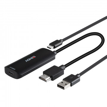 Adapteris - LINDY HDMI į USB Type C Adapteris 3840x2160@60Hz su 1 m Kabeliu