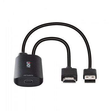 Adapteris - LINDY HDMI į USB Type C Adapteris 3840x2160@60Hz su 1 m Kabeliu