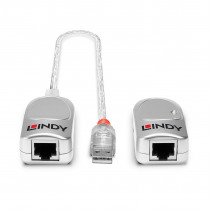 USB Prailginimo Laidas - LINDY USB 1.1 Cat.6 Prailginimo Laidas, 50 m, Skaidrus