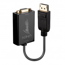 Adapteris - LINDY DisplayPort į VGA Aktyvus Konverteris, Juodas