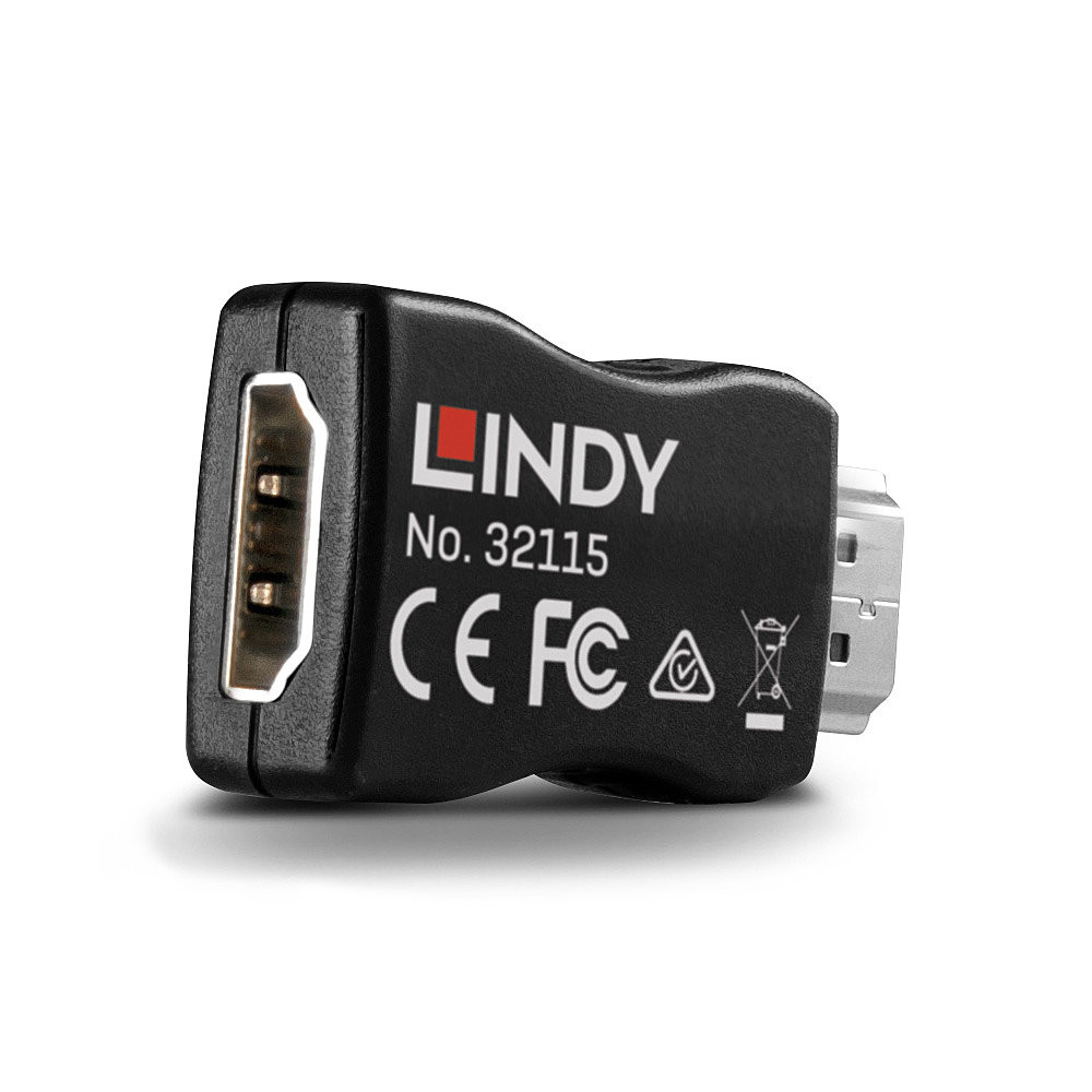 HDMI Emuliatorius - LINDY HDMI 4K60 EDID Emuliatorius, 3840x2160, 18Gbps, HDCP 2.2, CEC, Juodas