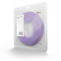 Tinklo Kabelis - LINDY Cat.6 S/FTP Tinklo Kabelis, RJ45, M/M, 250MHz, 27AWG, 1 m, Purpurinis
