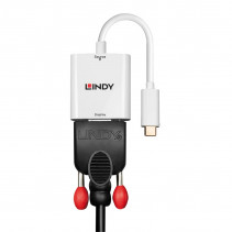 Adapteris - LINDY USB Type C į VGA Konverteris, Baltas
