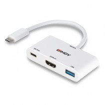 Adapteris - LINDY USB 3.2 Type C į HDMI Adapteris 4K@60Hz PD 100W