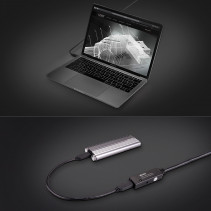 Adapteris - USB 3.0 Aktyvus Pratęsimas 20m Type A į C 5 Gbps