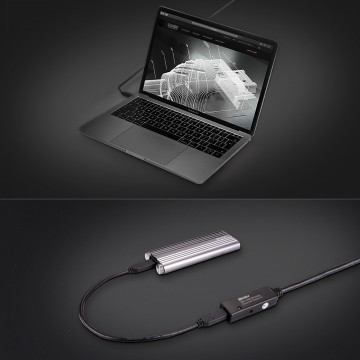 Adapteris - USB 3.0 Aktyvus Pratęsimas 20m Type A į C 5 Gbps