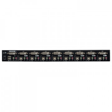 KVM Perjungiklis - LINDY 8 Prievadų DVI-I USB 2.0 garso KVM Perjungiklis 1920x1200@60Hz