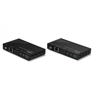 HDMI Signalo Ilgintuvas - LINDY Cat.6 HDMI 4K30, IR & RS-232 HDBaseT Ilgintuvas su PoC, 70 m, Juodas