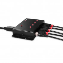 USB Hub - LINDY 4 Prievadų USB 3.0 Metalinis Hub 5Gbps su Montavimo Laikikliais