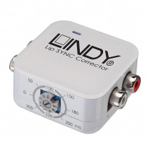 Garso Įranga - Lindy Phono Lip Sync Corrector RCA, 48kHz, Kompaktiškas Dizainas