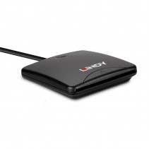 Išmanusis Kortelių Skaitytuvas - LINDY USB 2.0 Išmanusis Kortelių Skaitytuvas, Juodas