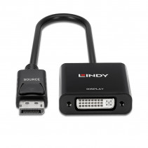 Adapteris - LINDY DisplayPort į DVI-D Aktyvus Adapteris Konverteris, 1920x1080@60Hz, 160mm, Juodas