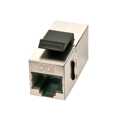 Tinklo kabelis - Lindy Cat.6 STP RJ45 Female Coupler 360° Shielded