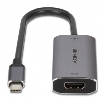 Adapteris - LINDY USB Type C į HDMI 8K60 Konverteris, Pilkas