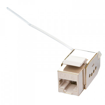 Tinklo Kištukas - RJ45 STP Cat.6 Be Įrankių 360° Šarvuotas ETL Delta