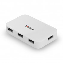 USB Hub - LINDY 4 Prievadų USB 3.0 Hub 5 Gbps su 0.5 m Kabeliu