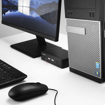 KVM Jungiklis - LINDY 2 Prievadų DisplayPort 1.4, USB 3.0 ir Garso KVM Jungiklis, 7680x4320@60Hz, Juodas