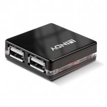 USB Hub - LINDY 4 Prievadų USB 2.0 Mini Hub 480Mbps