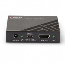 Audio Embedder - LINDY HDMI 18G Audio Embedder 3840x2160@60Hz 24-bit/192KHz