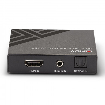 Audio Embedder - LINDY HDMI 18G Audio Embedder 3840x2160@60Hz 24-bit/192KHz