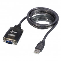 Adapteris - LINDY USB į Konverterį su COM, 1.1 m, Juodas
