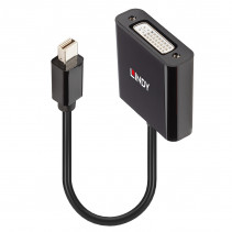 Adapteris - LINDY Mini DisplayPort į DVI Aktyvus Adapteris, 1920x1200@60Hz, 160mm, Juodas