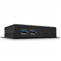 USB Hub - LINDY 4 Port USB 3.2 Gen 2 Type C Metalinis Hub, 10 Gbps