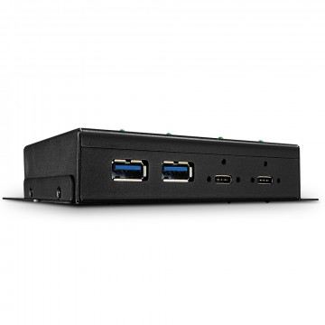 USB Hub - LINDY 4 Port USB 3.2 Gen 2 Type C Metalinis Hub, 10 Gbps
