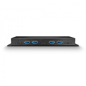 USB Hub - LINDY 7 Prievadų USB 3.2 Gen 2 Metalinis Hub, 10Gbps su Maitinimu
