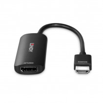 Adapteris - LINDY HDMI 8K60 į DisplayPort 1.4 Konverteris, 7680x4320@60Hz, 48Gbps, Juodas