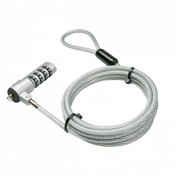 Saugumo kabelis - LINDY universalaus saugos kabelis su 4 skaitmenų užraktu 1.8 m